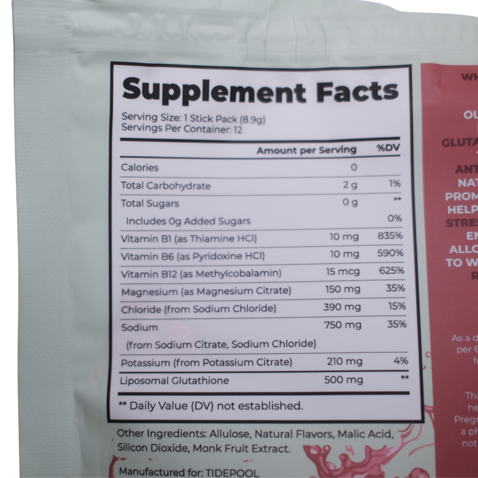 TIDEPOOL Recovery Drink Mix – Cherry Lime (12 Pack)