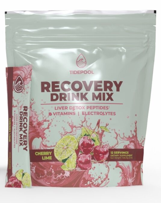 TIDEPOOL Recovery Drink Mix – Cherry Lime (12 Pack)