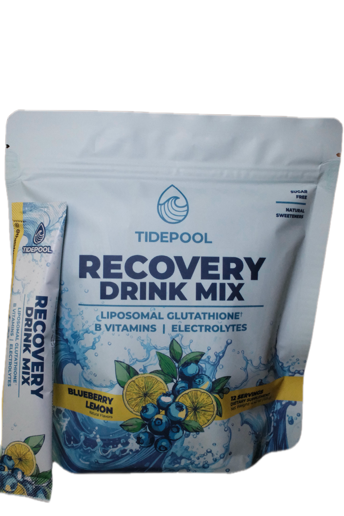 TIDEPOOL Recovery Drink Mix – Blueberry Lemon (12 Pack)