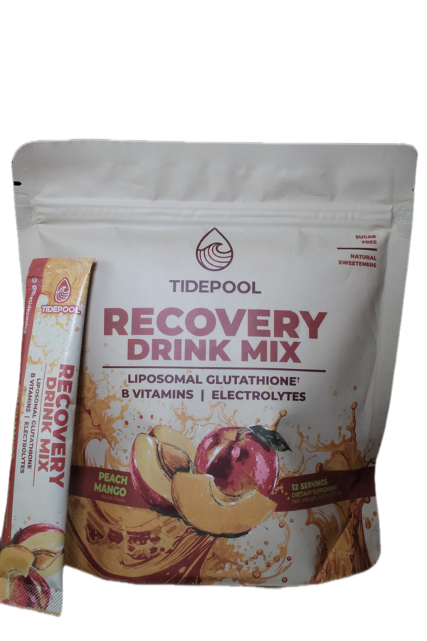 TIDEPOOL Recovery Drink Mix - Peach Mango (12 Pack)